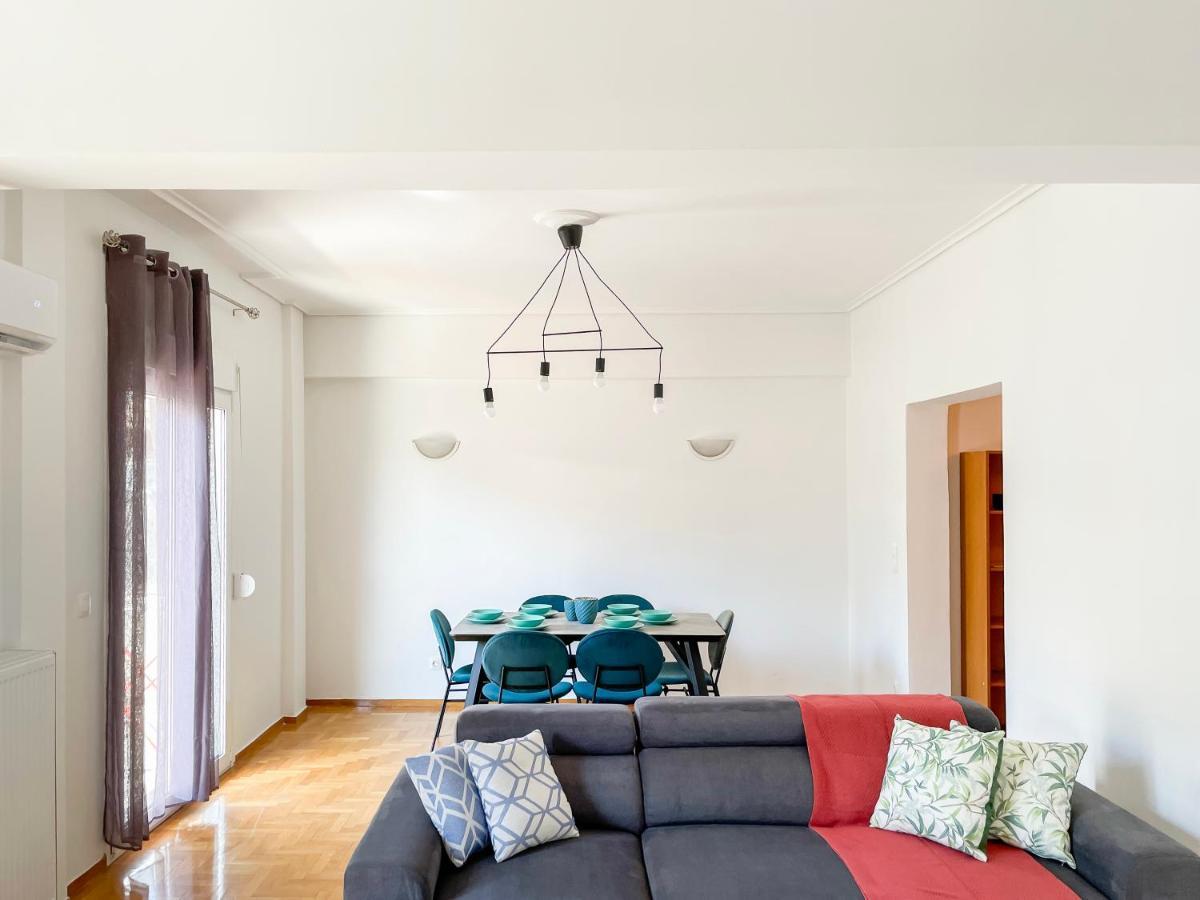 Aristotelous Sunny 118Sqm Apt In Viktoria Athen Exterior foto