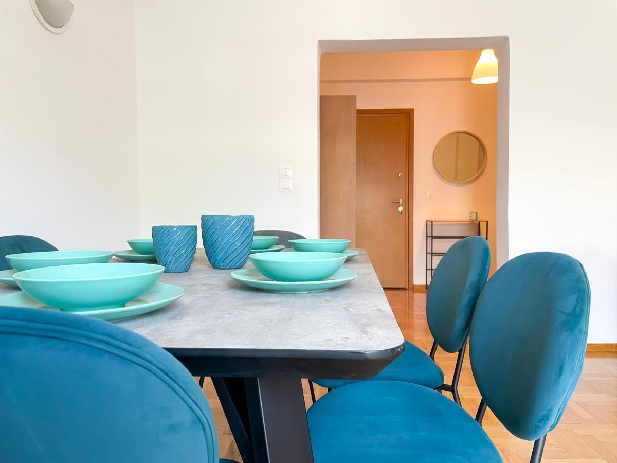 Aristotelous Sunny 118Sqm Apt In Viktoria Athen Exterior foto